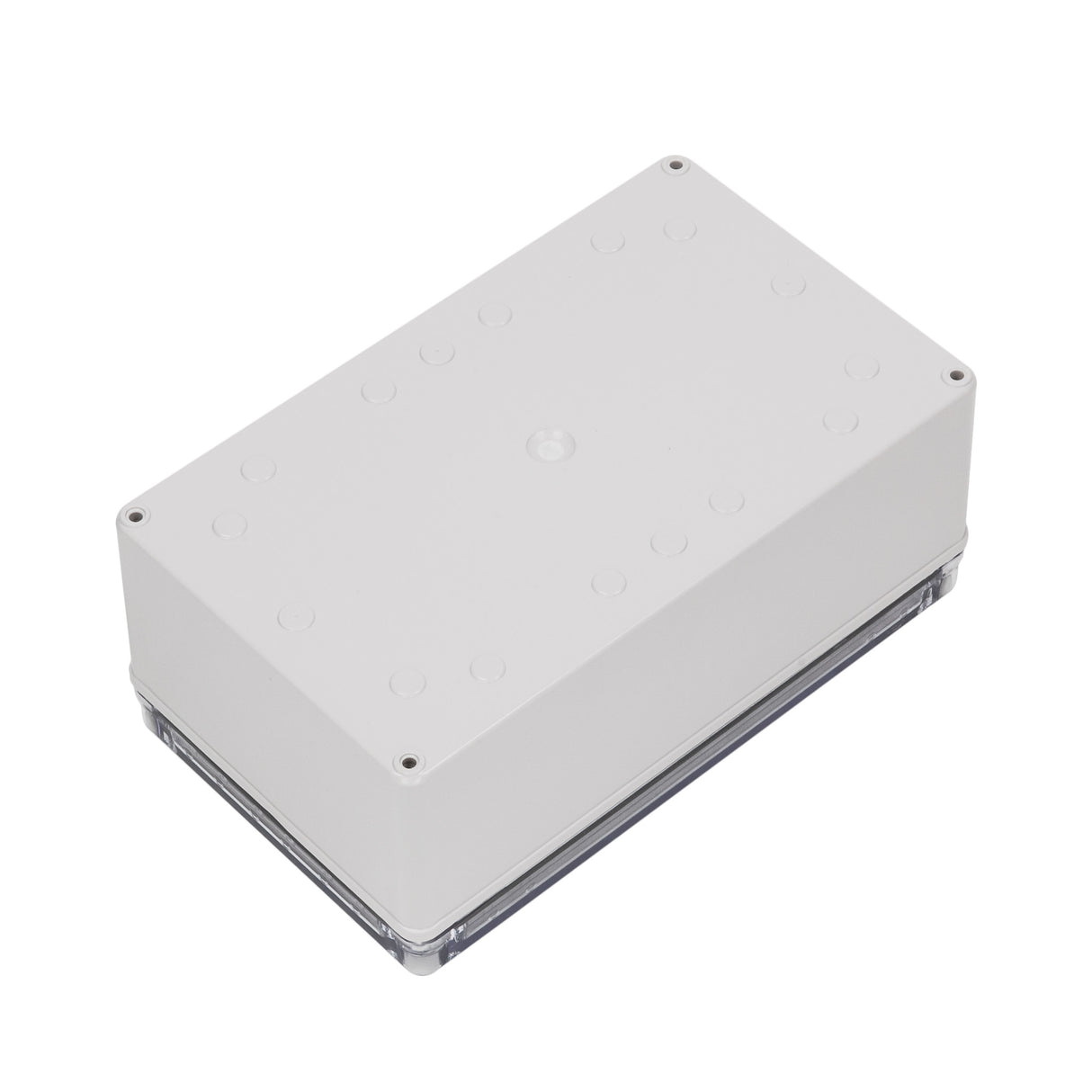 Boxco S-Series 150x250x100mm Plastic Enclosure, IP67, IK08, ABS, Transparent Cover, Screw Type - PHOTO 1