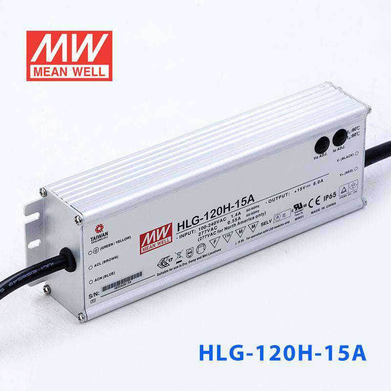 Mean Well HLG-120H-15A Power Supply 120W 15V - Adjustable 8A - PHOTO 1