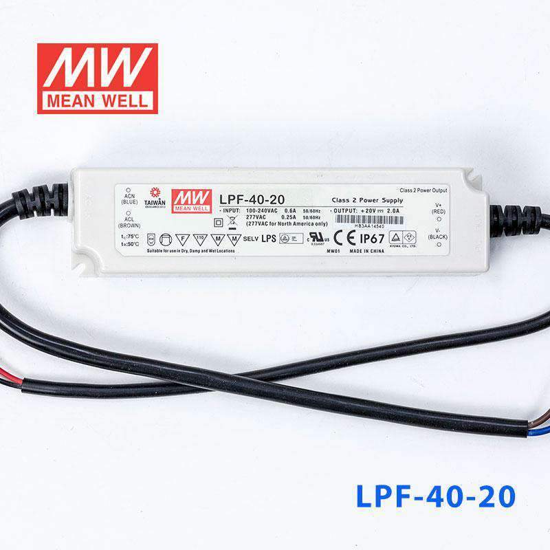 Mean Well LPF-40-20 Power Supply 40W 20V 2A - PHOTO 2