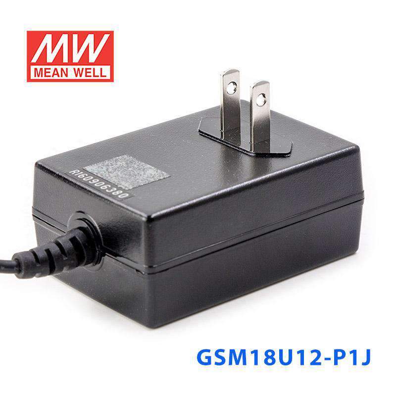 Mean Well GSM18U12-P1J Power Supply 18W 12V 1.5A - PHOTO 3