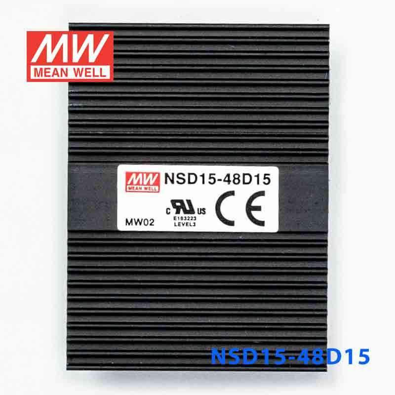 Mean Well NSD15-48D15 DC-DC Converter - 15W - 18~72V in ±15V out 500mA - PHOTO 2
