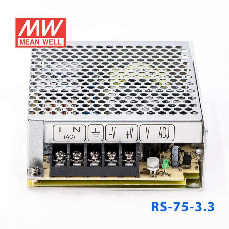 Mean Well RS-75-3.3 Power Supply 75W 3.3V 15A - PHOTO 4
