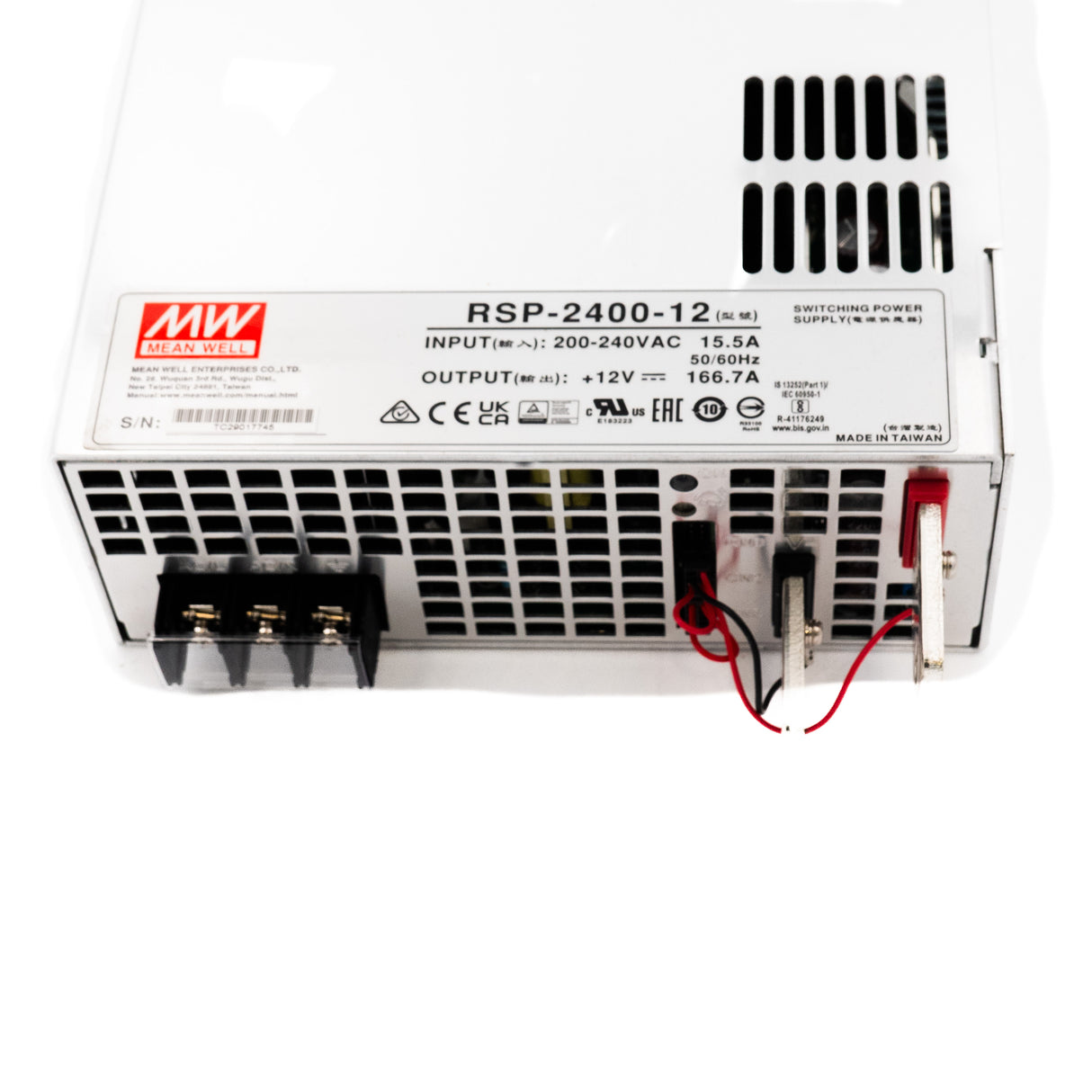 Mean Well RSP-2400-12 Power Supply 2000W 12V 166.7A - PHOTO 1