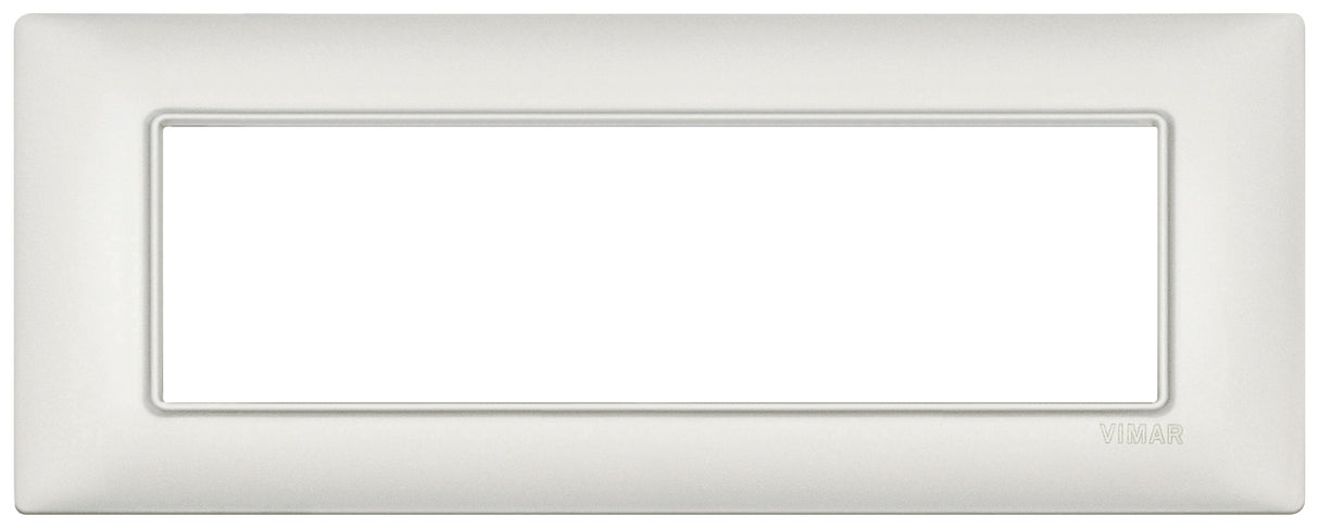Vimar Plana Plate 7M Metal Pearl Silver
