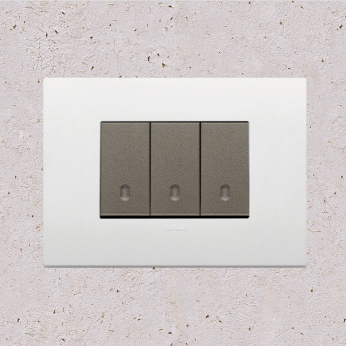 Vimar Arke Plastic 3 Gang switch - White - 16A - PHOTO 21
