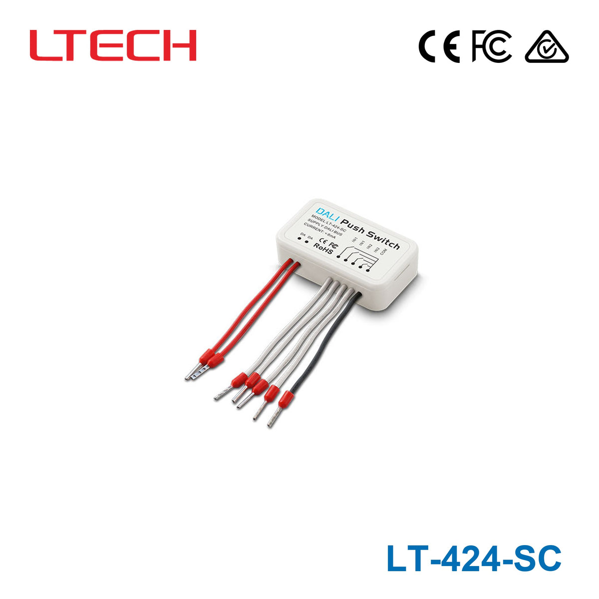 Ltech LT-424-SC Dali Group Push Switch