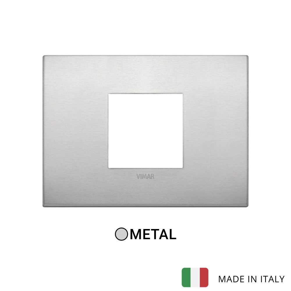 Vimar Arke Classic Plate 2centrM Aluminium