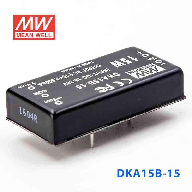 Mean Well DKA15B-15 DC-DC Converter - 15W - 18~36V in ±15V out 500mA - PHOTO 1