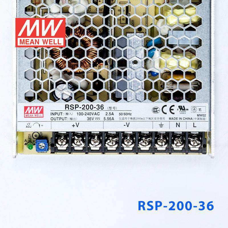 Mean Well RSP-200-36 Power Supply 200W 36V 5.56A - PHOTO 2