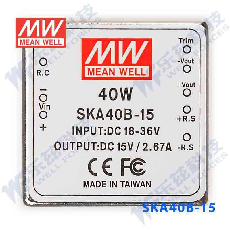 Mean Well SKA40B-15 DC-DC Converter - 35W - 18~36V in 15V out - PHOTO 2