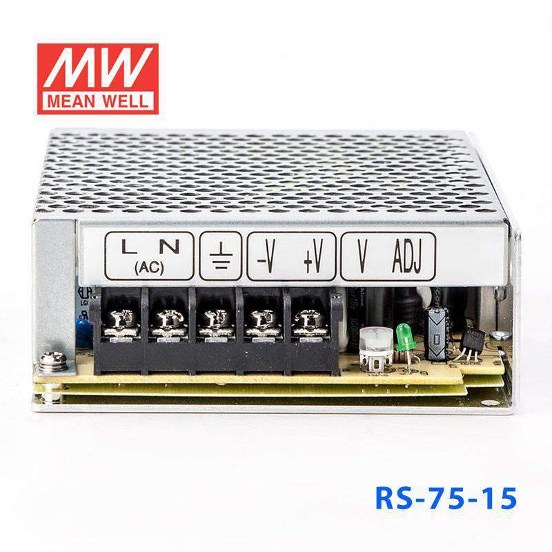 Mean Well RS-75-15 Power Supply 75W 15V 5A - PHOTO 4