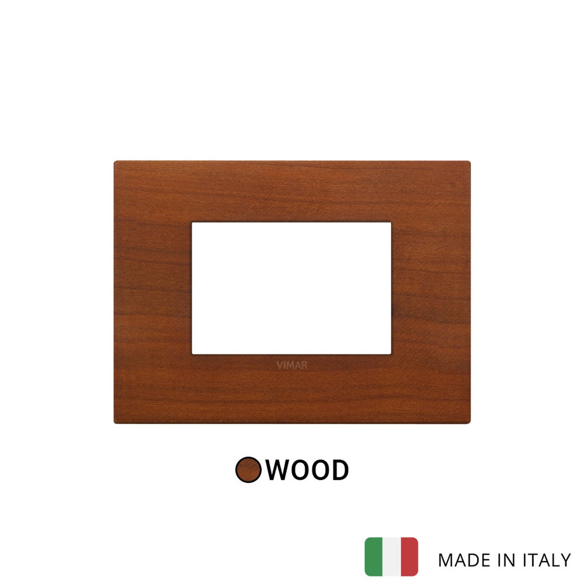 Vimar Arke Classic Plate 3M Cherry Wood