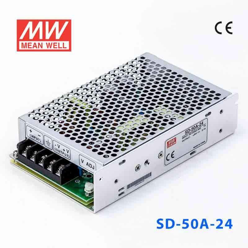 Mean Well SD-50A-24 DC-DC Converter - 50.4W - 9.2~18V in 24V out 2.1A