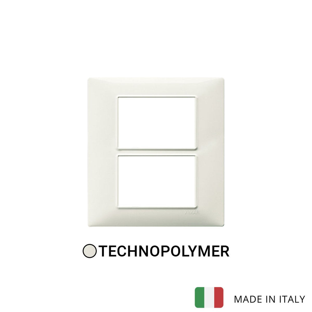 Vimar Plana Plate 6(3+3)M Technopolymer Ivory