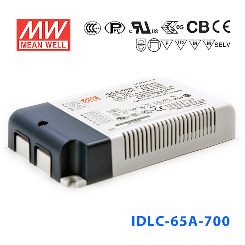 Mean Well IDLC-65A-700 Power Supply 65W 700mA (Auxiliary DC output)