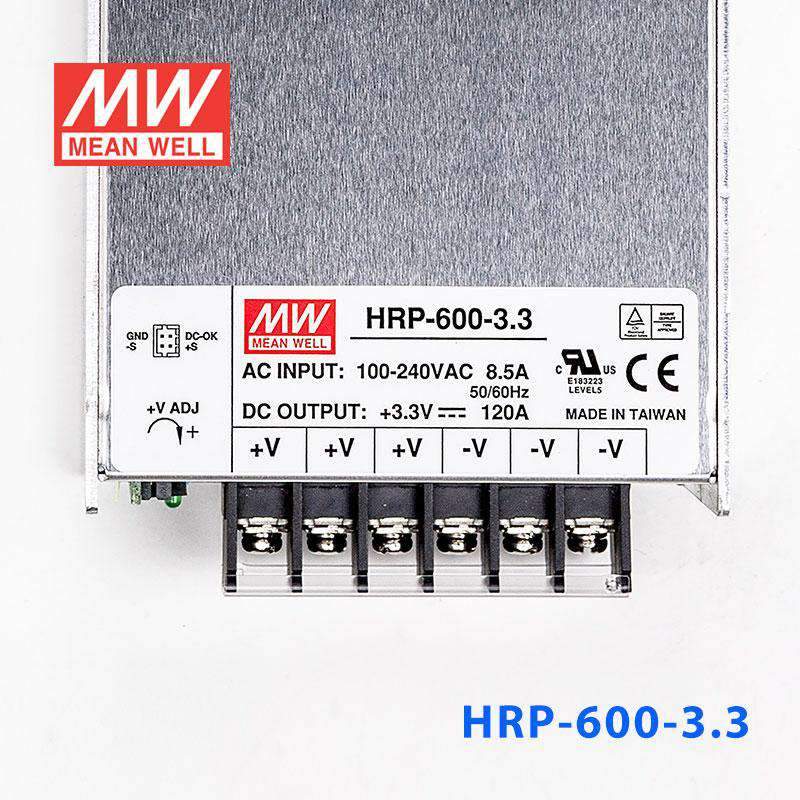 Mean Well HRP-600-3.3 Power Supply 396W 3.3V 120A - PHOTO 2