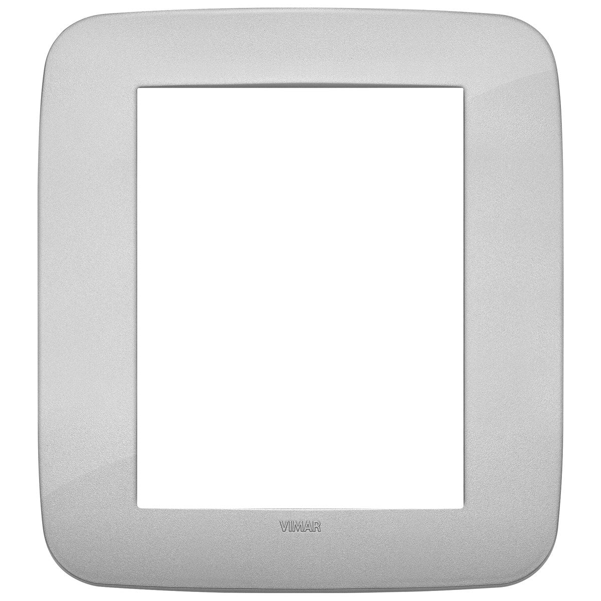 Vimar Arke Round Plate 8M Technopolymer Silver