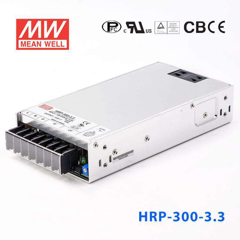 Mean Well HRP-300-3.3 Power Supply 198W 3.3V 60A