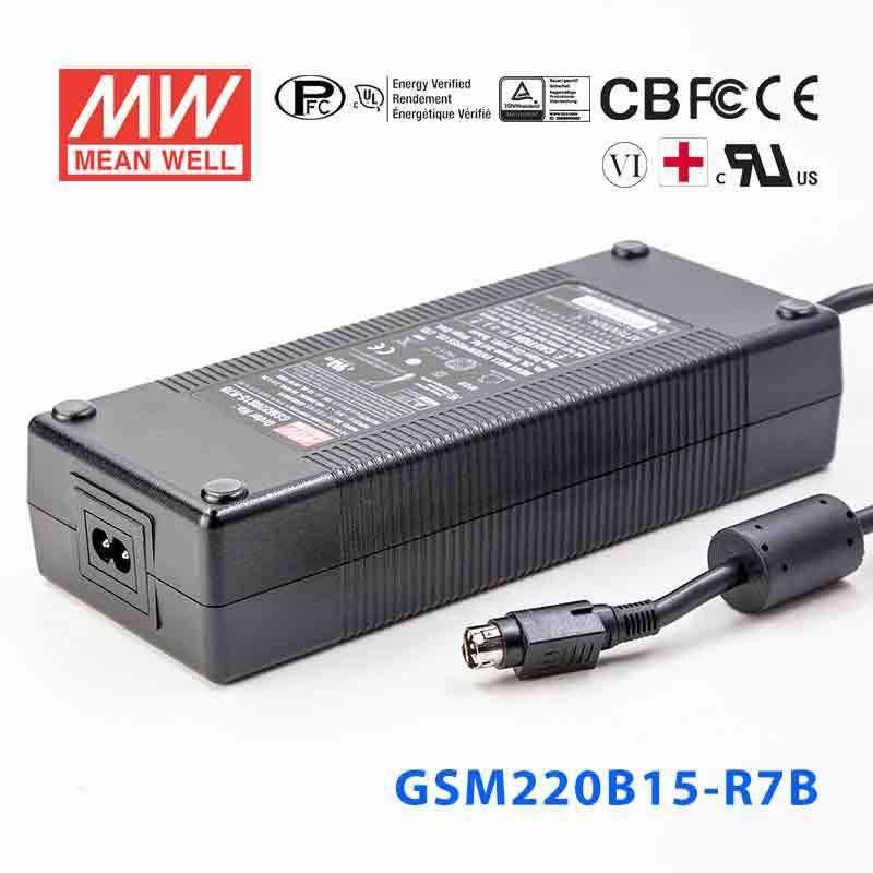 Mean Well GSM220B15-R7BPower Supply 201W 15V