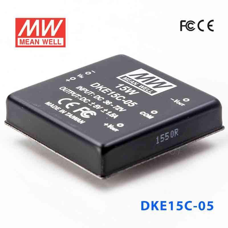 Mean Well DKE15C-05 DC-DC Converter - 15W - 36~72V in ±5V out 1.5A