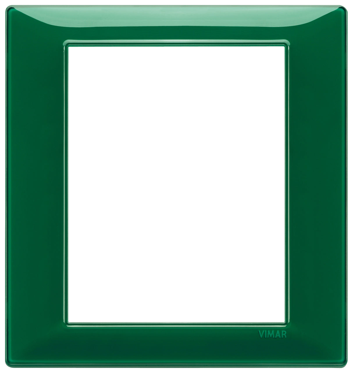 Vimar Plana Plate 8M Technopolymer Reflex Emerald