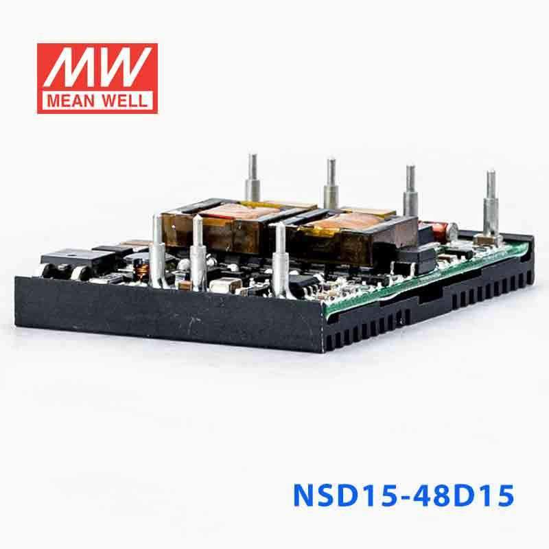 Mean Well NSD15-48D15 DC-DC Converter - 15W - 18~72V in ±15V out 500mA - PHOTO 3