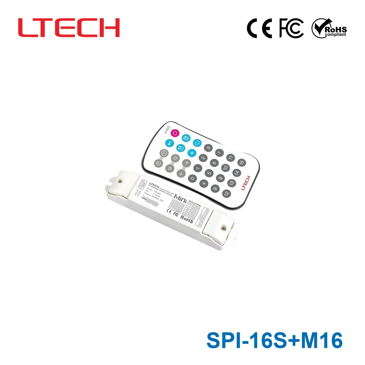 Ltech Mini LED fantastic controller SPI-16S+M16S
