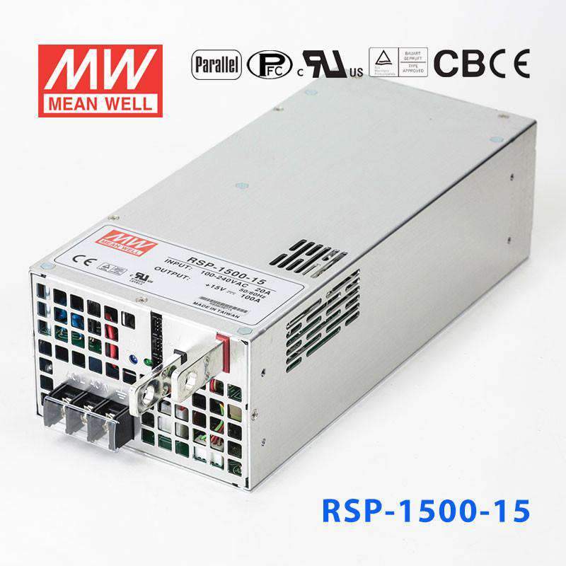 Mean Well RSP-1500-15 Power Supply 1500W 15V 100A