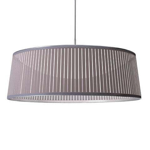Pablo Pendant Solis Drum 36" Silver - PHOTO 1