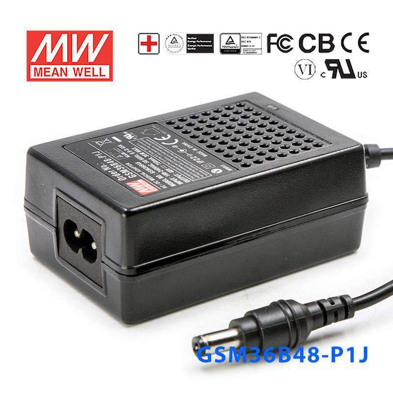 Mean Well GSM36B48-P1J Power Supply 36W 48V 750mA