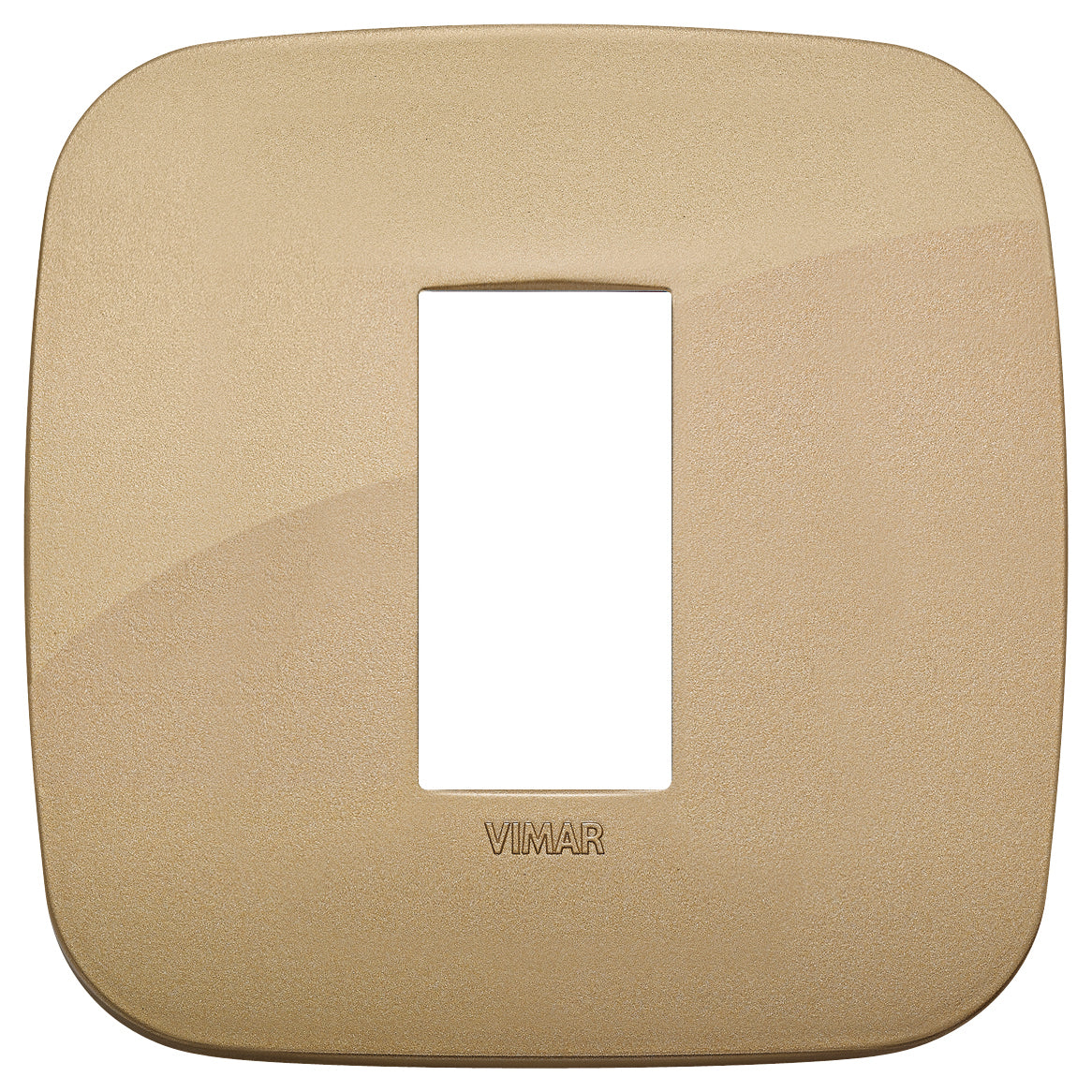 Vimar Arke Round Plate 1M Technopolymer Antique Gold