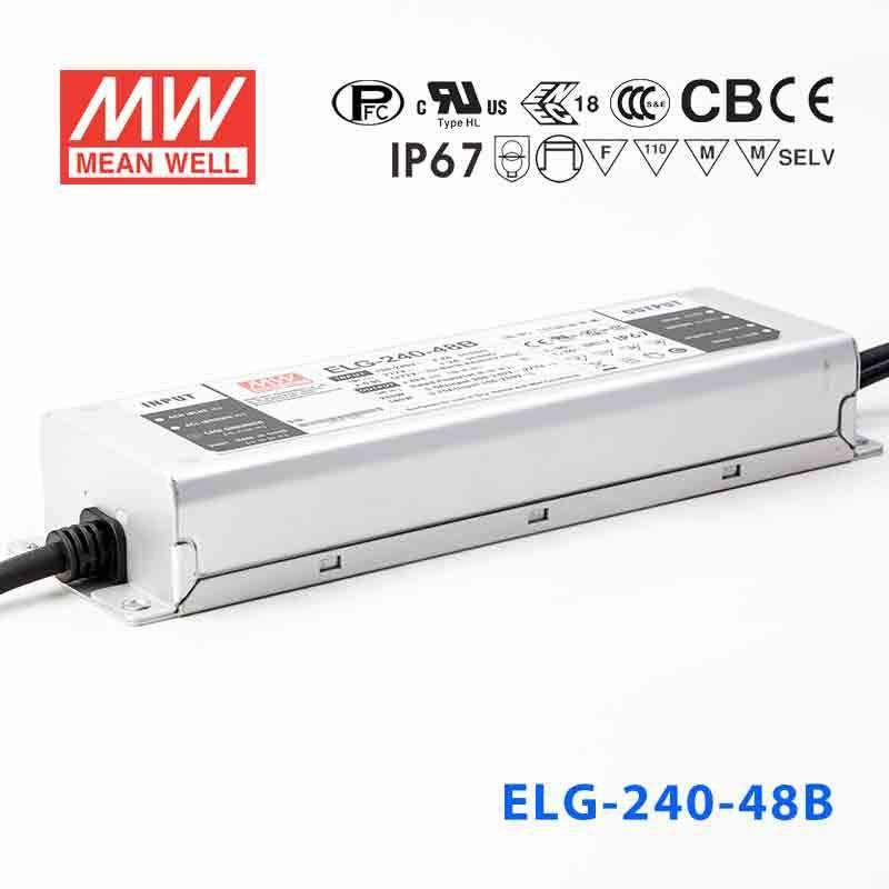 Mean Well ELG-240-48B Power Supply 240W 48V - Dimmable 5A