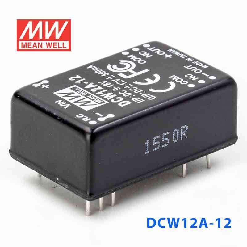 Mean Well DCW12A-12 DC-DC Converter - 12W - 9~18V in ±12V out 500mA - PHOTO 1