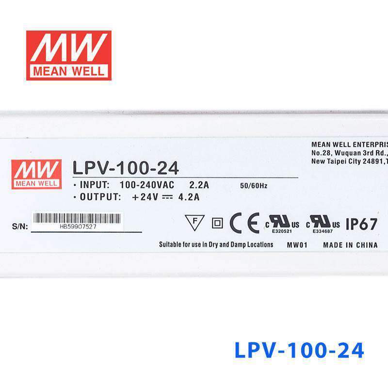 Mean Well S-LPV-100-24 Power Supply 100W 24V with AU/NZ plug 4.2A - PHOTO 3