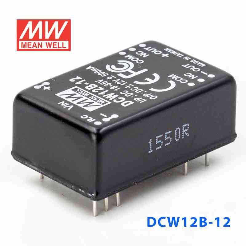 Mean Well DCW12B-12 DC-DC Converter - 12W - 18~36V in ±12V out - PHOTO 1