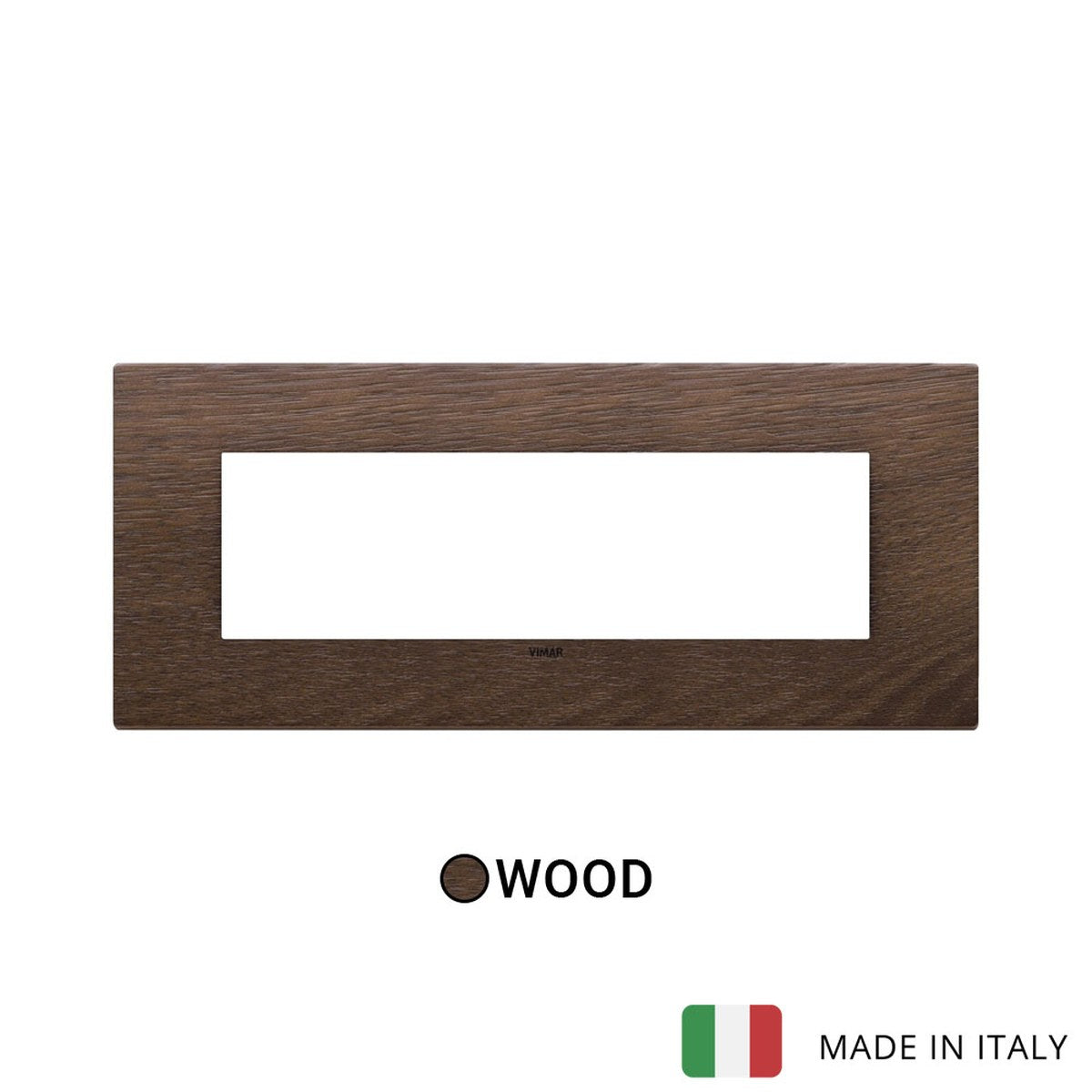 Vimar Eikon Exe Plate 7M Wood American Walnut