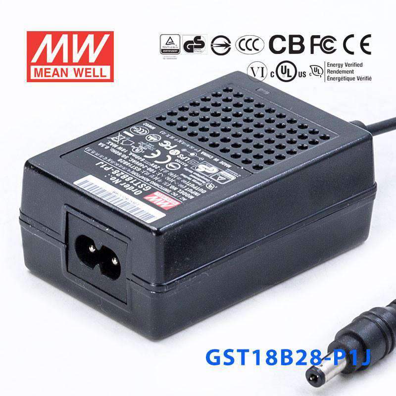 Mean Well GST18B28-P1JPower Supply 18W 28V 640mA