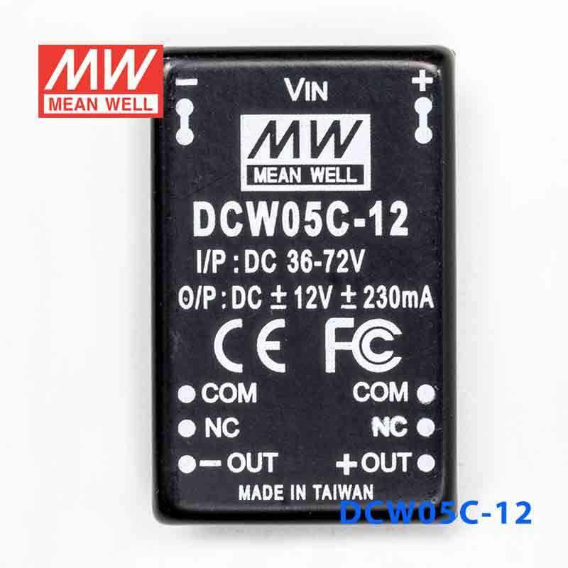 Mean Well DCW05C-12 DC-DC Converter - 5W - 36~72V in ±12V out - PHOTO 2