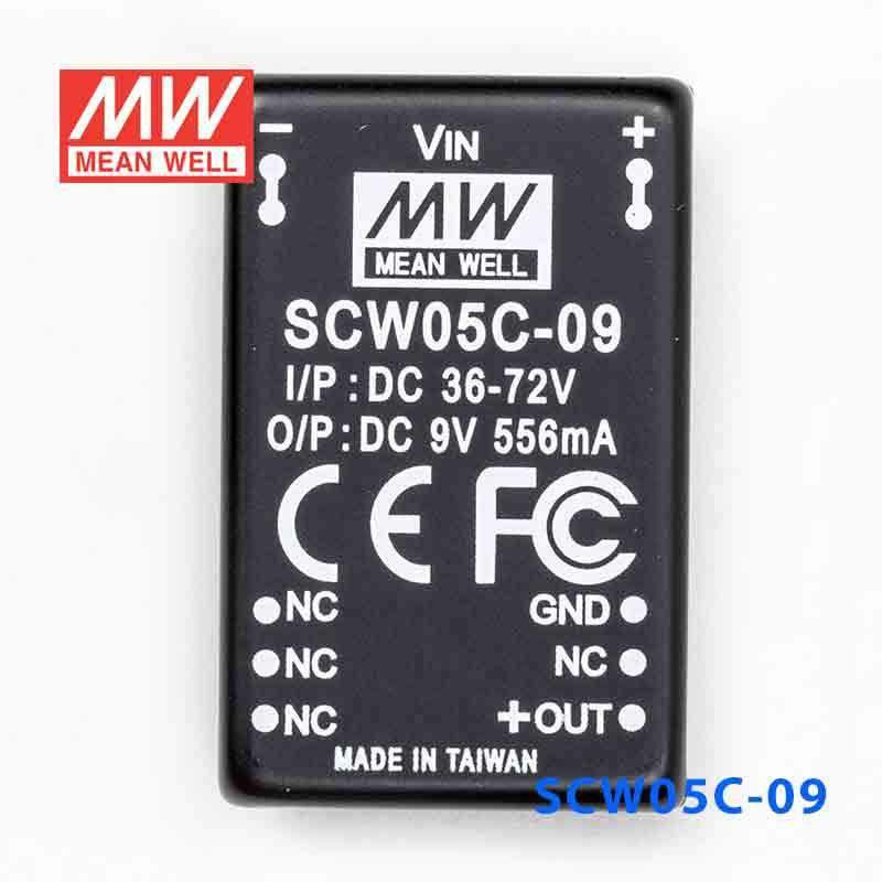 Mean Well SCW05C-09 DC-DC Converter - 5W 36~72V DC in 9V out - PHOTO 2