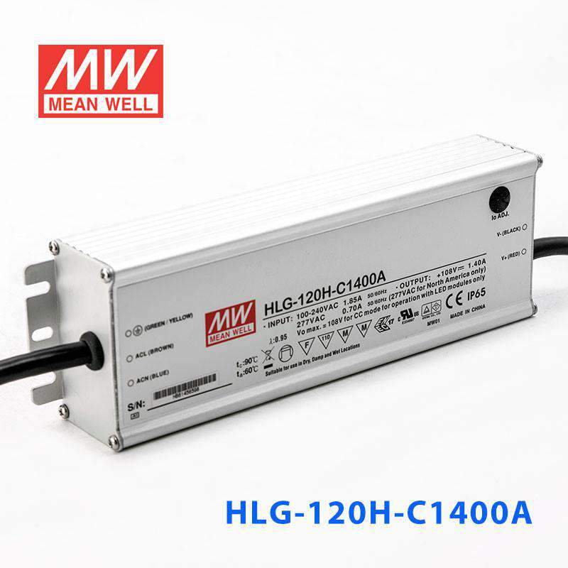 Mean Well HLG-120H-C1400A Power Supply 151.2W 1400mA - Adjustable - PHOTO 1