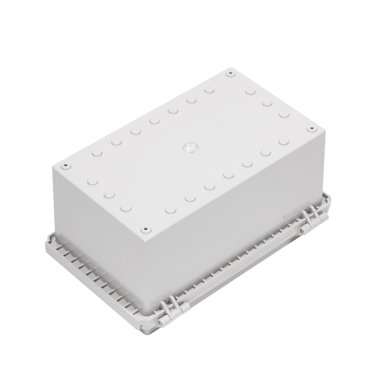 Boxco P-Series 160x260x100mm Plastic Enclosure, IP67, IK08, PC, Grey Cover, Molded Hinge and Latch Type - PHOTO 2