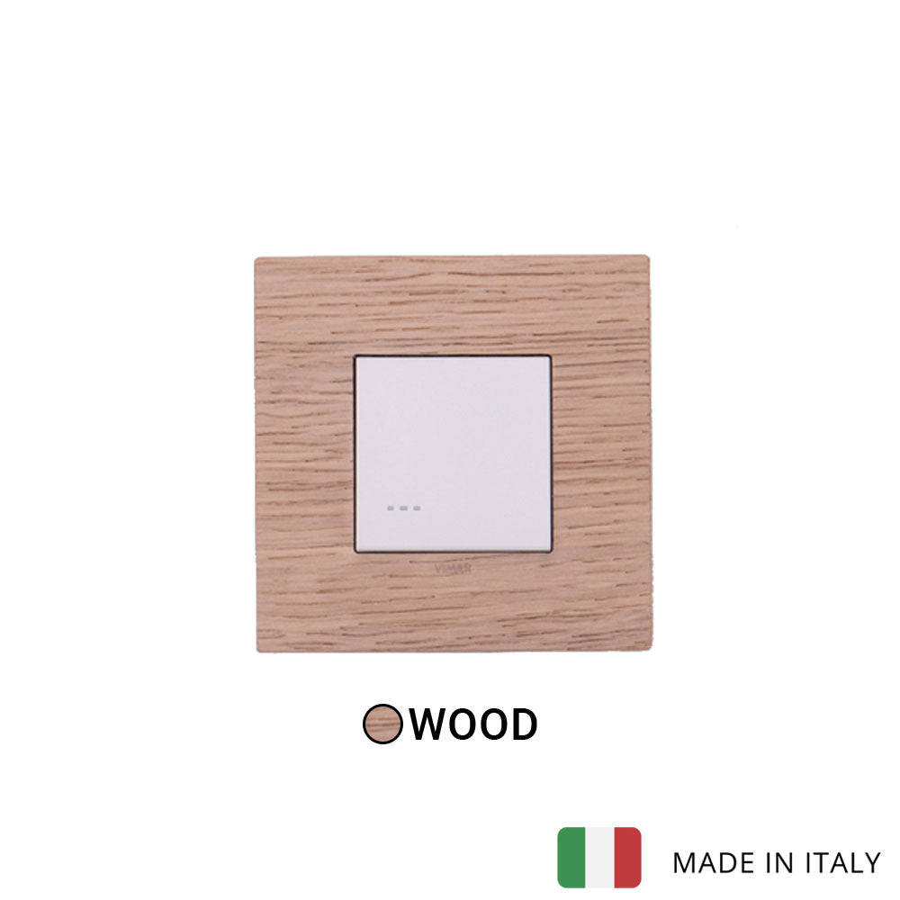 Vimar Eikon Wood 1 Gang Switch - Oak - 16A - PHOTO 3