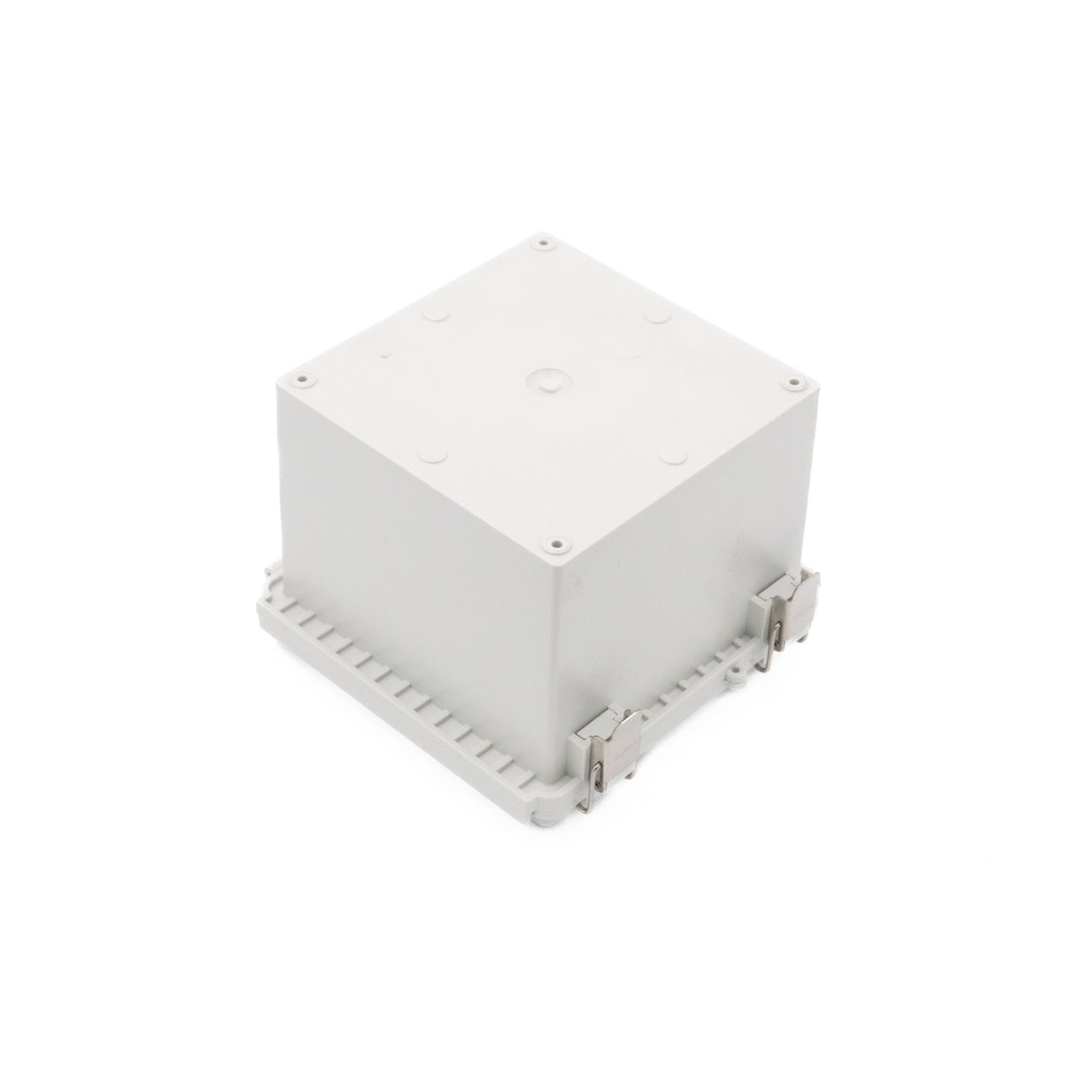 Boxco P-Series 150x150x120mm Plastic Enclosure, IP67, IK08, PC, Grey Cover, Molded Hinge and Latch Type - PHOTO 2