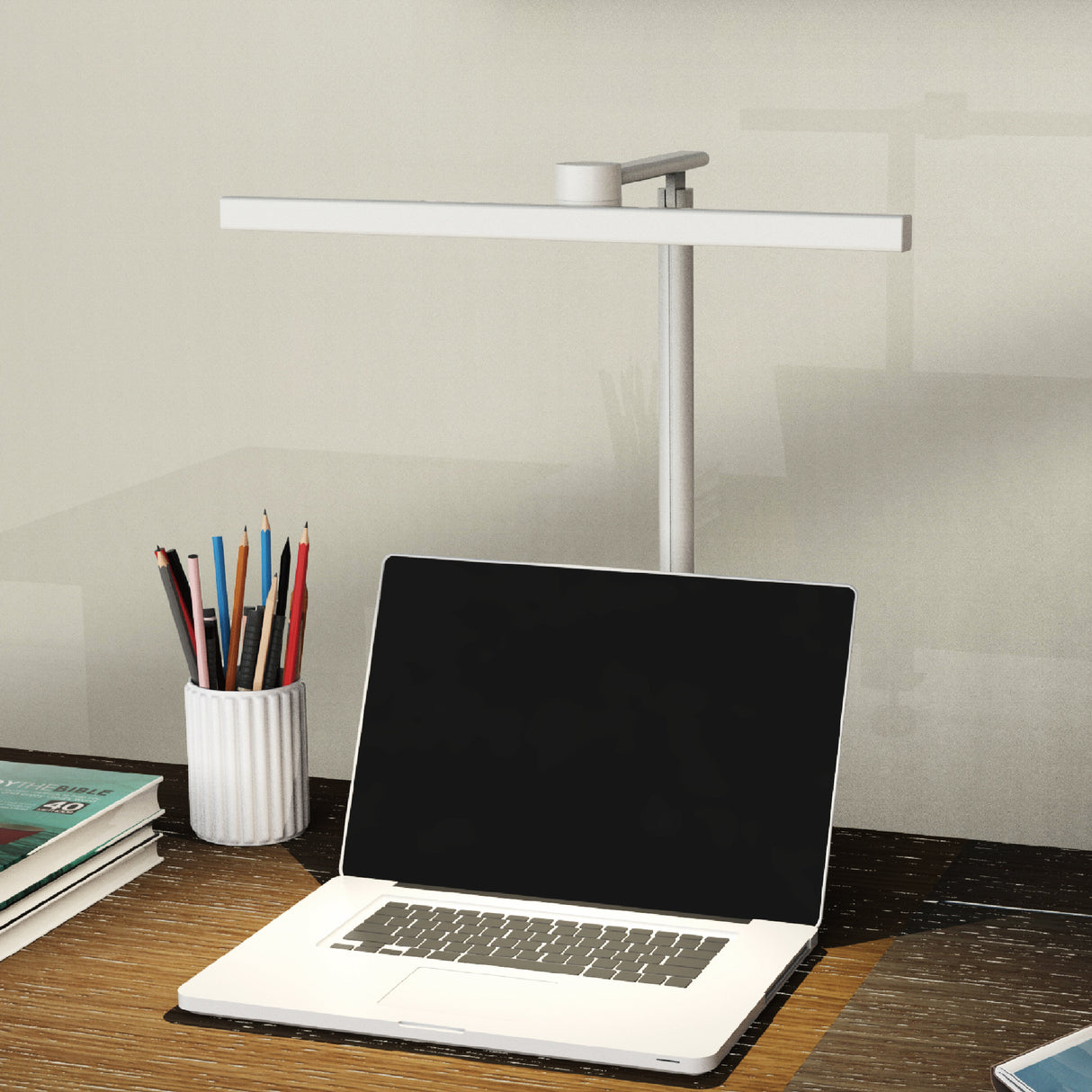Archilight ArchDesk 40cm Clip-on Professional Desktop Lamp - White - PHOTO 3