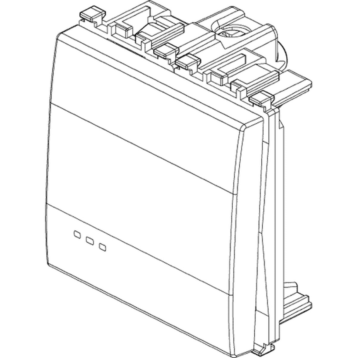 Vimar Eikon 1P 16AX 2-Way Switch 2M Grey - PHOTO 3