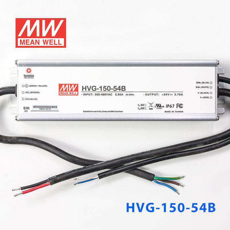 Mean Well HVG-150-54B Power Supply 150W 54V - Dimmable 2.78A - PHOTO 2