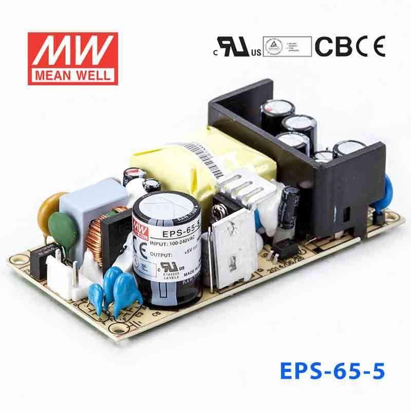 Mean Well EPS-65-5 Power Supply 55W 5V 11A