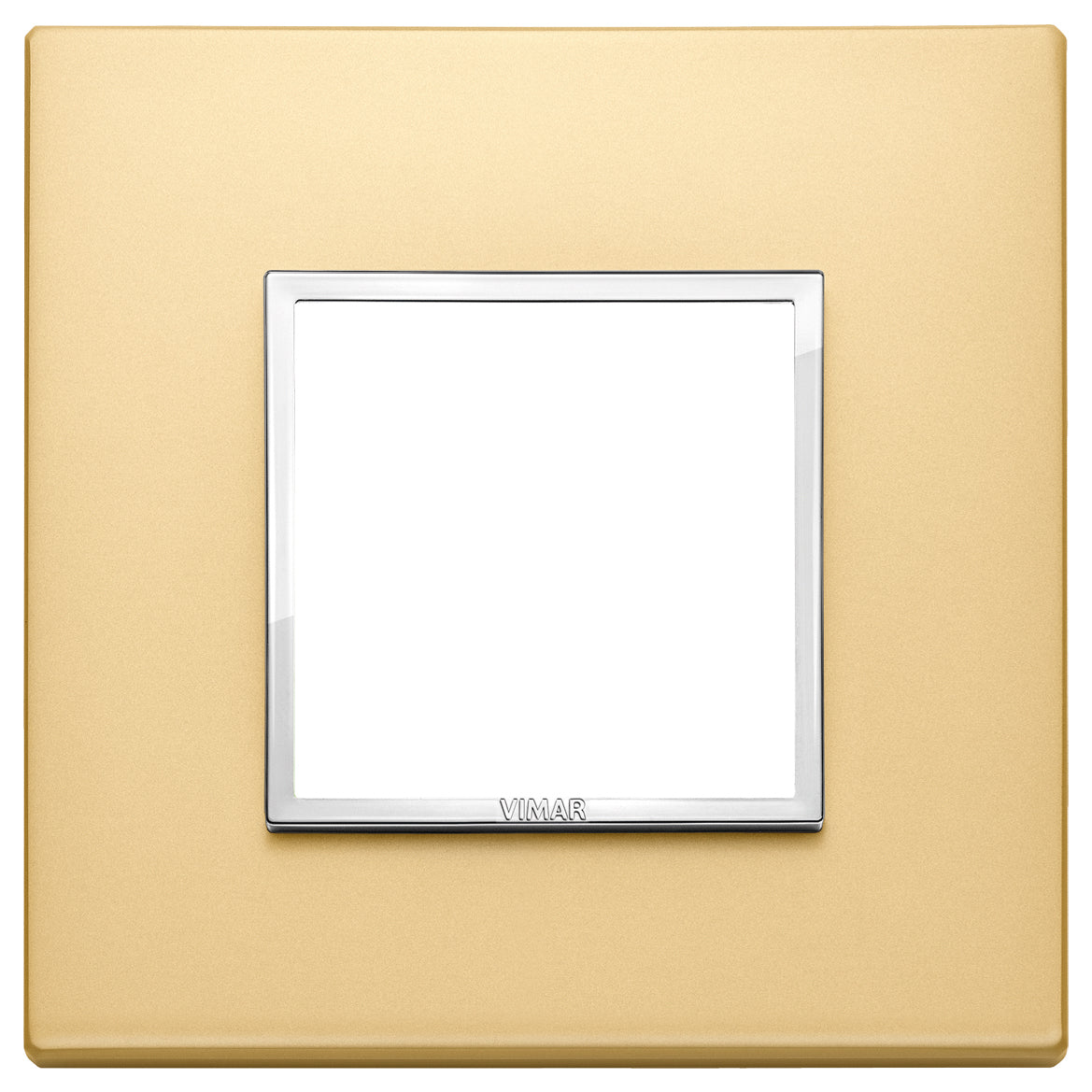 Vimar Eikon Evo Plate 2M Aluminium Satin Gold