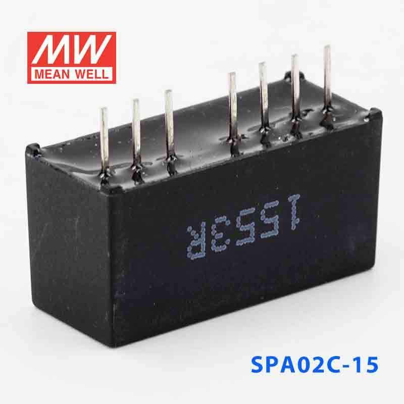 Mean Well SPA02C-15 DC-DC Converter - 2W - 36~72V in 15V out - PHOTO 4