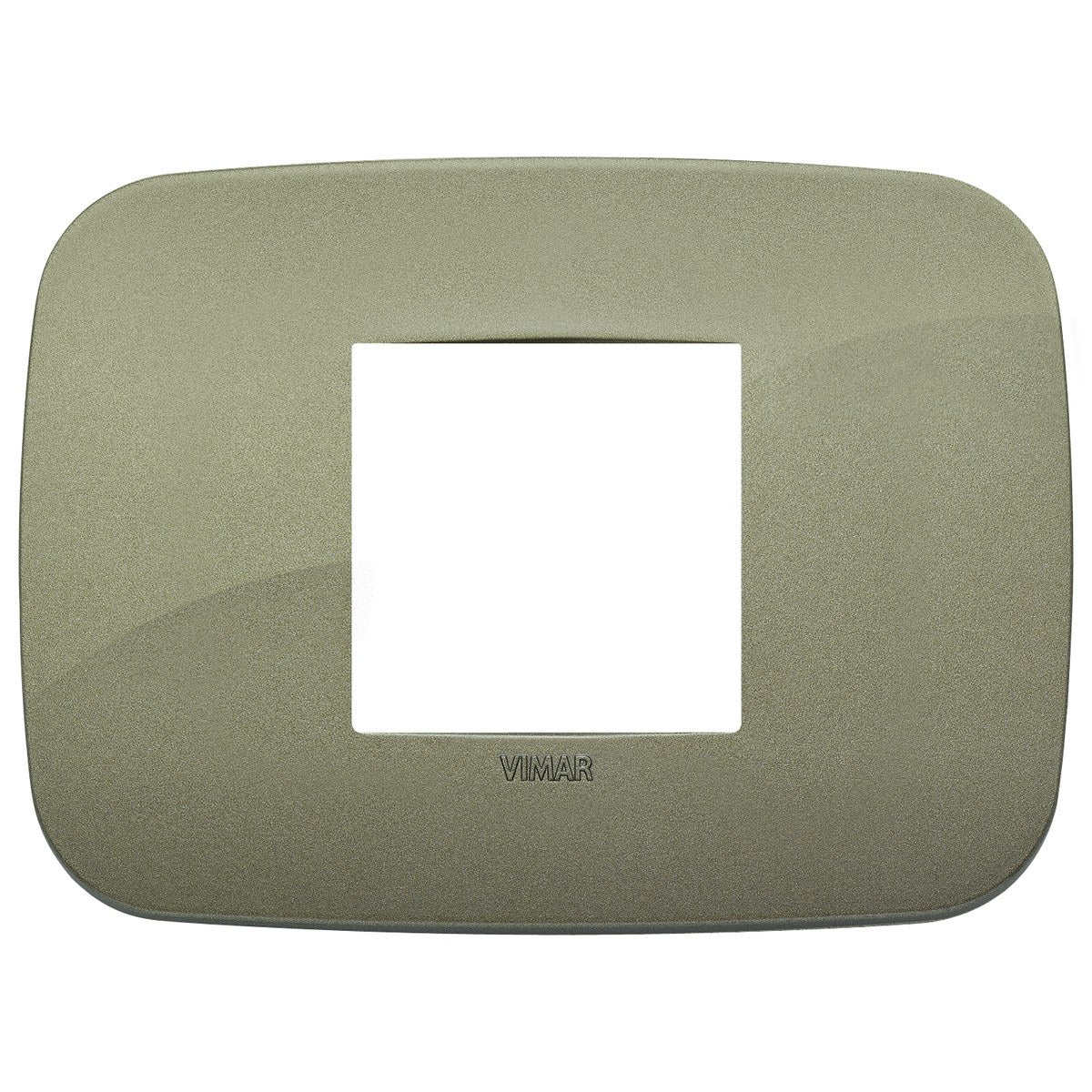 Vimar Arke Round Plate 2centrM Technopolymer Green